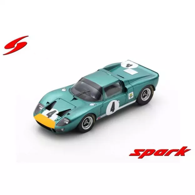 Spark Ford Gt40 N 4 1000km Spa 1967 P.sutcliffe B.redman 1:43 SB184