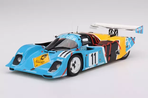 Truescale Porsche 962c 3.0l Turbo Team Porsche Kremer Racing N 11 24h Le Mans 1990 P.gonin F.alliot B.de Dryver 1:18 TS0472
