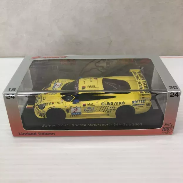 Spark Saleen S7-r Team Konrad Motorsport N 2 24h Spa 200 Eric Van De Poele Toni Seiler Franz Konrad Walter Lechner 1:43 100SPA16
