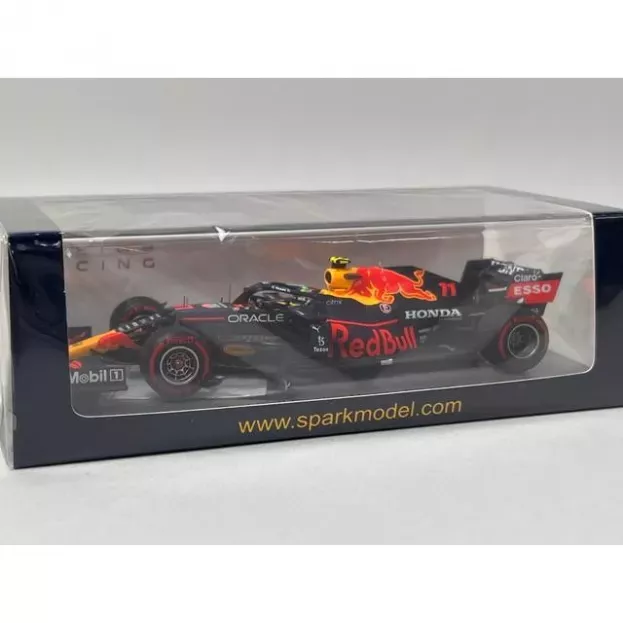 Spark Red Bull F1 Rb16b Honda Ra620h Team Red Bull Racing N 11 Winner Azerbaijan Gp With Pit Board 2021 Sergio Perez 1:43 S7667