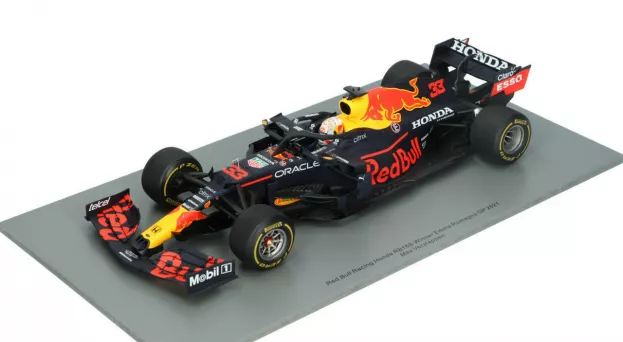 Spark Red Bull F1 Rb16b Honda Ra620h Team Red Bull Racing N 33 Winner Emilia Romagna Imola Gp 2021 Max Verstappen 1:18 18S582