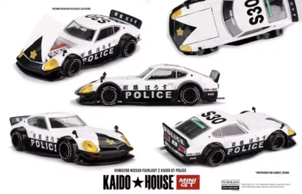 Mini GT Nissan Fairlady Z Kaido Gt Police 1978 1:64 KHMG208
