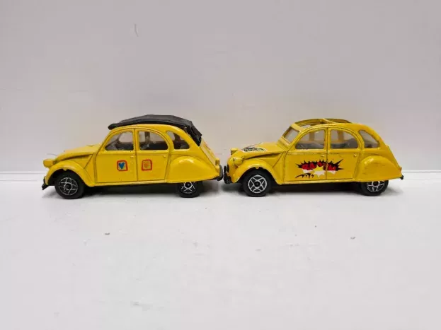 Solido Citroen 2cv Cabriolet Broum 1971 1:43 1301