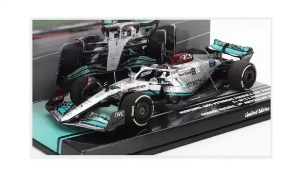 Minichamps Mercedes F1 W13e Team Mercedes-amg Petronas F1 N 63 3rd Australian Gp 2022 George Russell 1:43 447220363