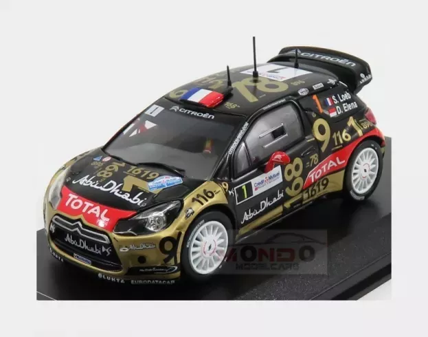 IXO Models Citroen Citroen Ds3 Abu Dhabi Wrc N 1 Rally France 2013 S.loeb D.elena 1:43 IXODCC14002