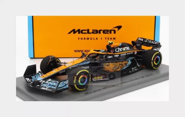 Spark Mclaren F1 Mcl36 Team Mclaren N 4 6th Abu Dhabi Gp 2022 Lando Norris 1:43 S8554