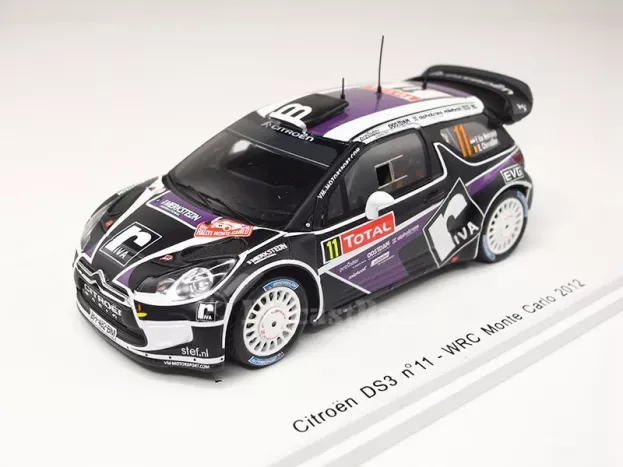 Spark Citroen Ds3 Wrc N 11 Rally Montecarlo 2012 P.van Merksteijn E.chevaillier 1:43 S3329