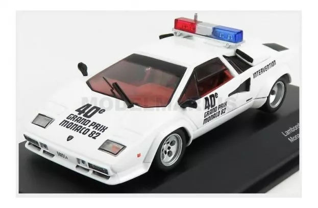Werk83 Lamborghini Countach 5000s Safety Car F1 Gp Monaco 1982 1:43 W83430001