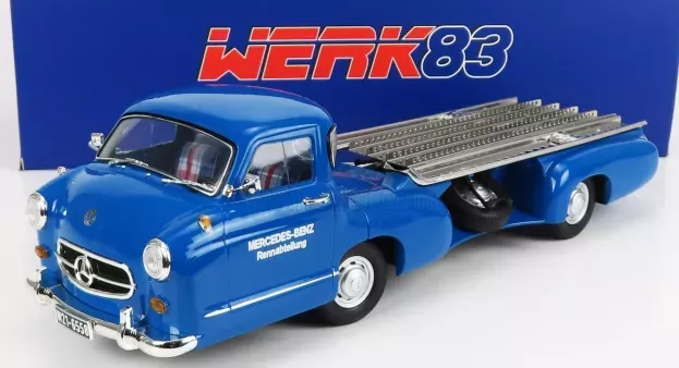 Werk83 Mercedes Truck Racing Car Transporter Rennabteilung 1955 1:18 W1801701
