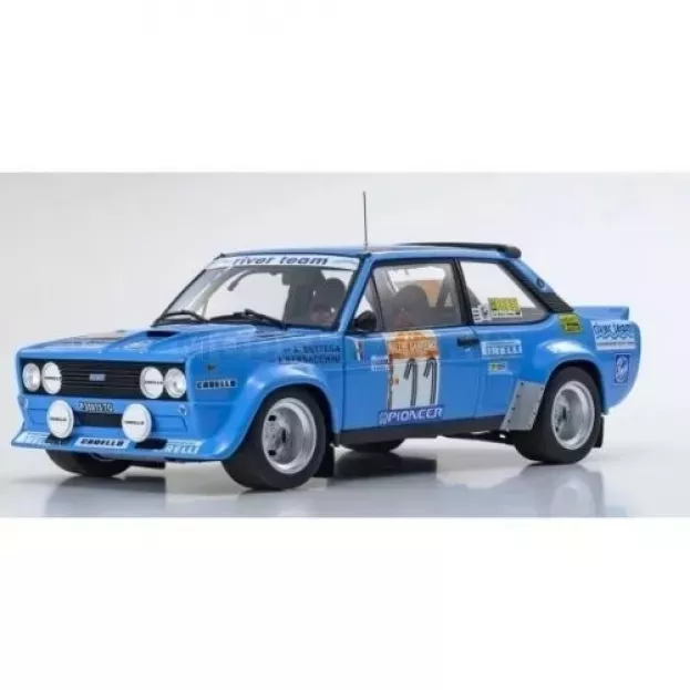 Kyosho Fiat 131 Abarth Team River N 11 Rally Sanremo 1980 A.bettega A.bernacchini 1:12 08376C