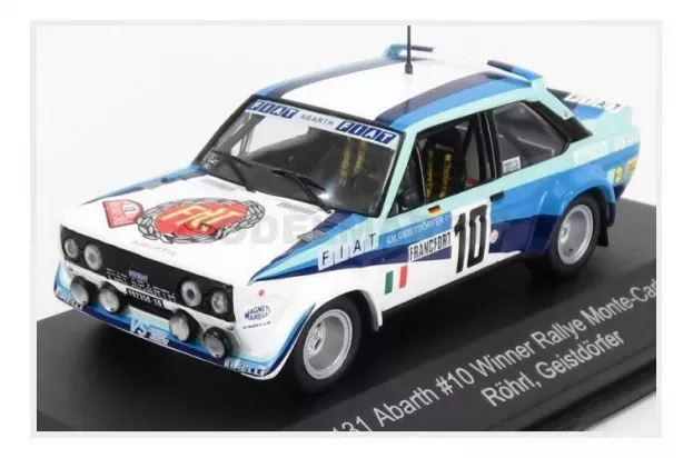 CMR Fiat 131 Abarth Team Fiat Italia N 10 Winner Rally Montecarlo 1980 W.rohrl C.geistdorfer 1:43 WRC010