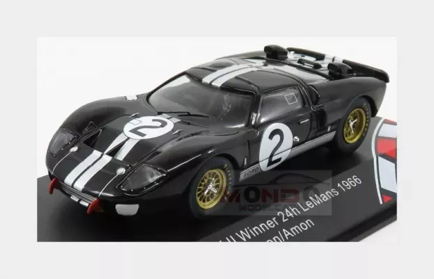 CMR Ford Gt40 Mkii 7.0l V8 Team Shelby American Inc. N 2 Winner 24h Le Mans 1966 B.mclaren C.amon 1:43 CMR43054