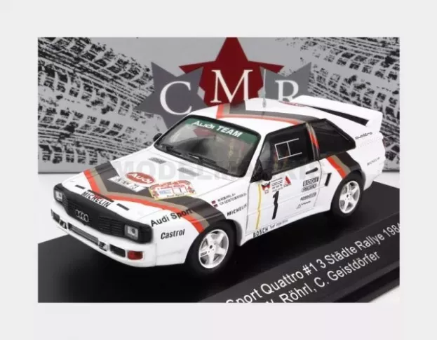 CMR Audi Quattro Sport N 1 Winner Rally Adac Stadte 1984 W.rohrl C.geistdorfer 1:43 WRC025