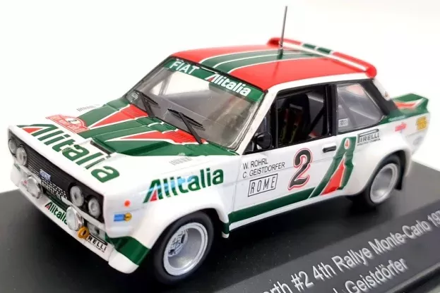 CMR Fiat 131 Abarth Alitalia night Version N 2 4th Rally Montecarlo 1978 Walter Rohrl Christian Geistdorfer 1:43 WRC013