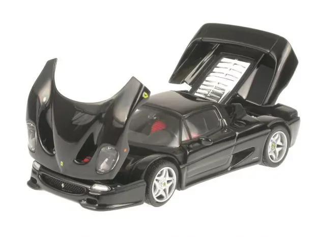 Kyosho Ferrari F50 1995 Con Aperture Black Interior With Openings 1:43 05091BK