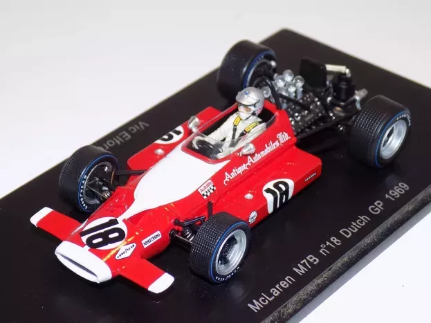 Spark Mclaren F1 M7b N 18 Dutch Gp 1969 Vic Elford 1:43 S3126