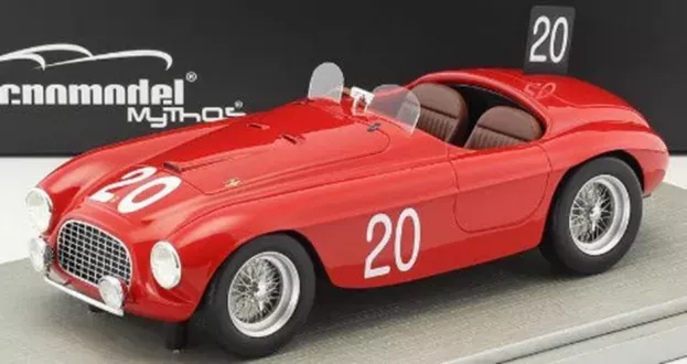 Tecnomodel Ferrari 166mm 2.0l V12 N 20 Winner Spa Francorchamps 1949 L.chinetti J.lucas 1:18 TM18-52C