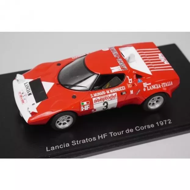 Spark Lancia Stratos Hf N 3 Rally Tour De Corse 1972 S.munari M.mannucci 1:43 S9070