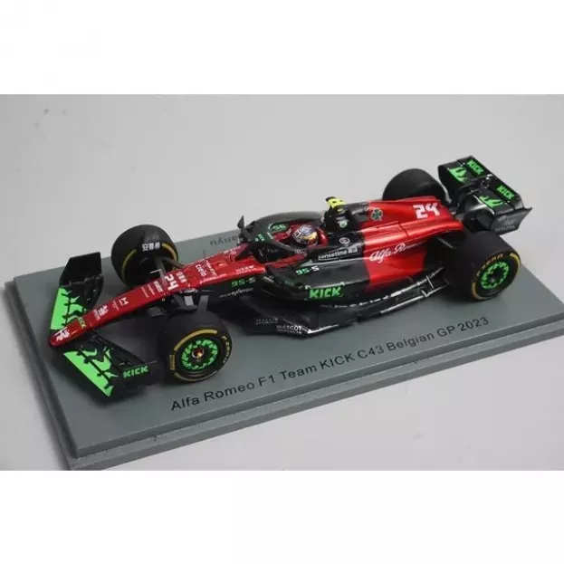 Spark Alfa Romeo F1 C43 Team Orlen N 24 Belgium Gp 2023 Guanyu Zhou 1:43 S8922