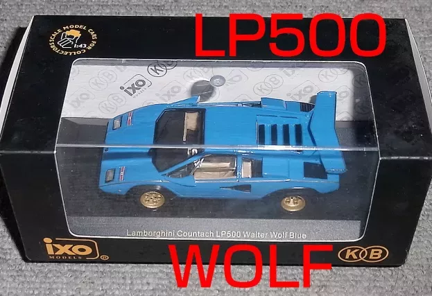 IXO Models Lamborghini Countach Lp500s Walter Wolf 1982 1:43 KBI012