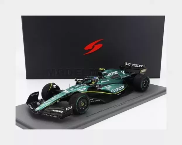 Spark Aston Martin F1 Amr23 Team Aramco Cognizant N 14 2nd Monaco Gp 2023 Fernando Alonso 1:18 18S900