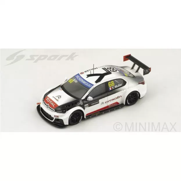 Spark Citroen C-elysee Wtcc N 68 Winner R2 Race Of Marocco 2015 Y.muller 1:43 S4525