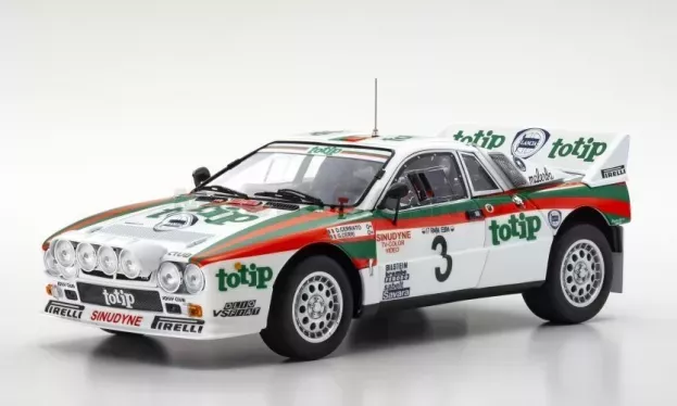 Kyosho Lancia 037 Totip N 3 Rally Isola D'elba 1985 D.cerrato G.cerri 1:18 08306G