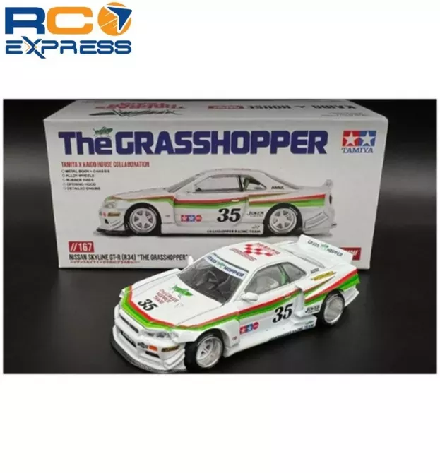 Mini GT Nissan Skyline Gt-r r34 N 35 Kaido Works X Tamiya The Grasshopper V1 Coupe Lhd 1997 1:64 KHMG167
