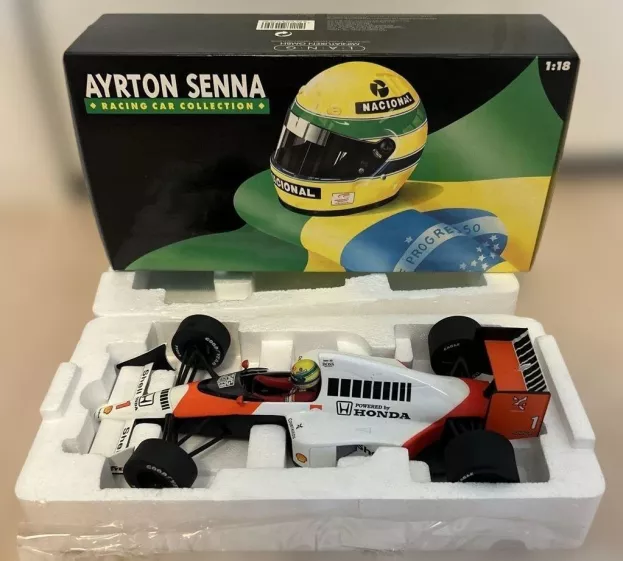 Minichamps Mclaren F1 Mp4 5 Honda V10 N 1 Season 1989 Ayrton Senna 1:18 540891801