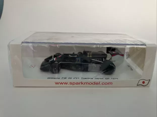 Spark Williams F1 Fw05 N 21 Practice Japan Gp 1976 Masami Kuwashima 1:43 SJ020