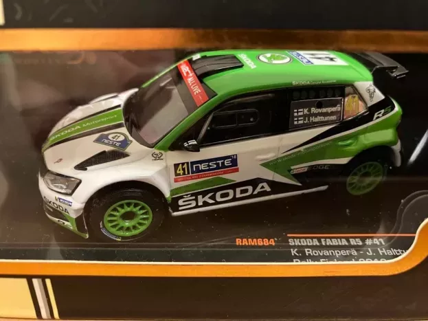 IXO Models Skoda Fabia R5 N 41 Rally Finlandia 2018 1:43 RAM684