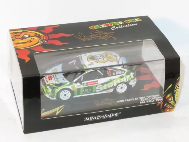 Minichamps Ford Focus Rs 07 Wrc Stobart N 46 Rally Wales Gb 2008 Valentino Rossi Carlo Cassina 1:43 400088146