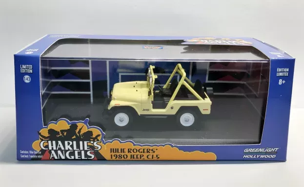 Greenlight Jeep Cj-5 Open 1976 Charlie's Angels julie Roger Car 1:43 86333