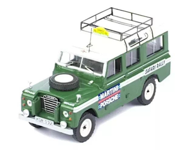 IXO Models Land Rover Land 109 Ii Series Rhd Team Porsche Martini Racing Rally Safary Assistance 1978 1:43 RAC387X