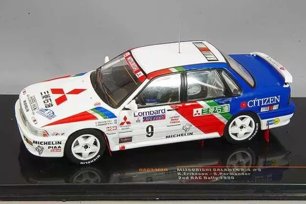 IXO Models Mitsubishi Galant Vr-4 N 9 2nd Rally Rac Lombard 1990 K.eriksson S.parmander 1:43 RAC346LQ