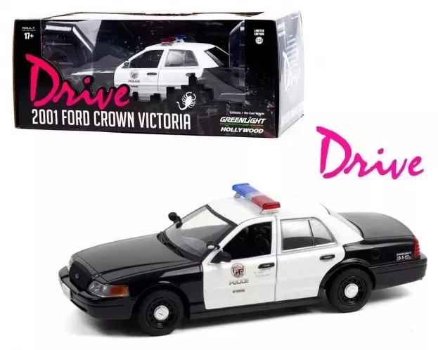Greenlight Ford Crown Victoria Police Interceptor Los Angeles Department 1992 Drive 1:24 84143