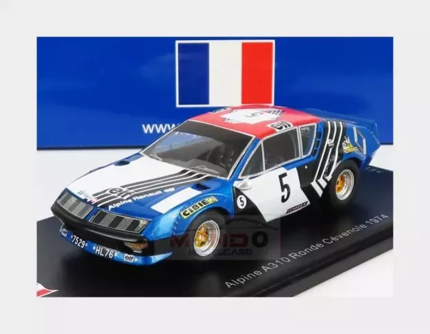 Spark Renault Alpine A310 Coupe N 5 Ronde Cevenole 1974 J.p.nicolas 1:43 SF196