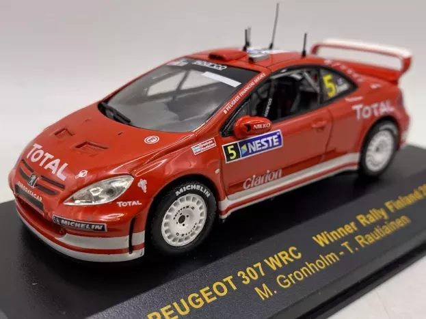 IXO Models Peugeot 307 Wrc N 5 Winner Rally Neste Finland 2004 Marcus Gronholm Timo Rautiainen 1:43 RAM152