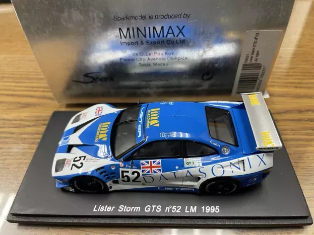 Spark Lister Storm Gts N 52 Le Mans 1995 1:43 S0631