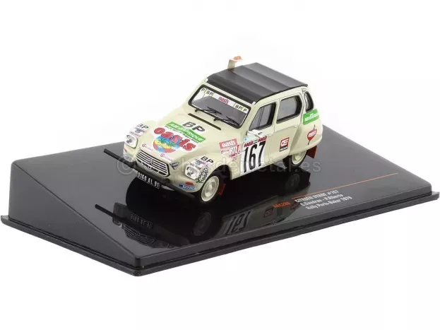 IXO Models Citroen Dyane Cabriolet Closed Roof N 167 Rally Paris Dakar 1979 C.sandron P.alberto 1:43 RAC289
