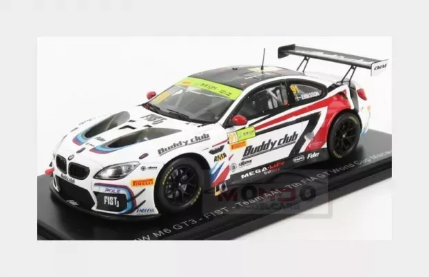 Spark Bmw 6-series M6 Gt3 Team Aai N 91 Fia Gt World Cup Macau 2019 J.eriksson 1:43 SA215