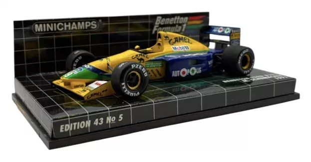Minichamps Benetton F1 Ford B191b N 19 Season 1991 M.schumacher 1:43 400910119