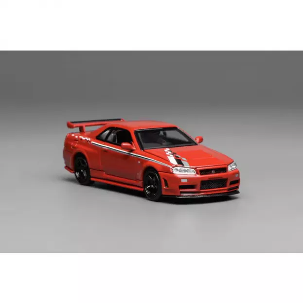 Motorhelix Nissan Skyline Gt-r r34 Coupe Nismo Costumized 1999 1:64 M63420
