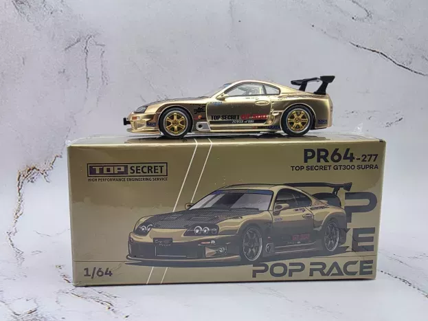 Pop Race Toyota Supra Mkiv a80 Gt300 Coupe Top Secret 2023 1:64 PR640277