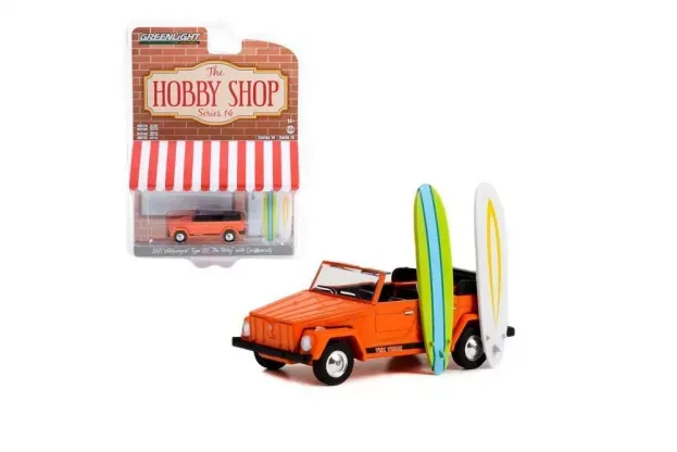 Greenlight Volkswagen Type 181 The Thing With Surfboard 1971 1:64 97140C