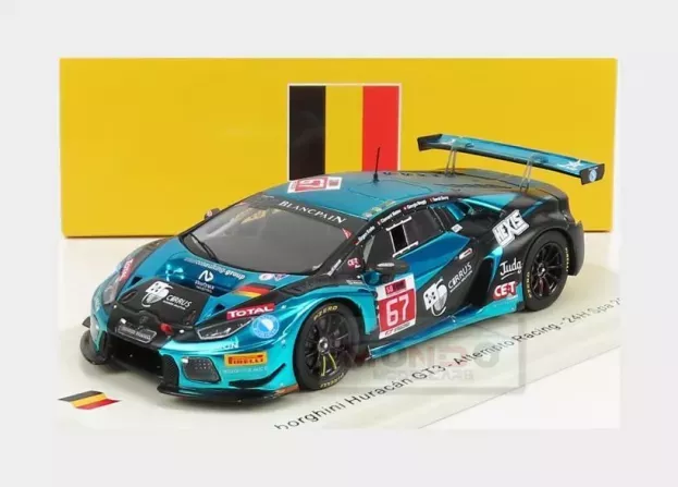 Spark Lamborghini Huracan Gt3 Team Attempto Racing N 67 24h Spa 2017 C.maggi J.krebs C.mateu S.bovy 1:43 SB300