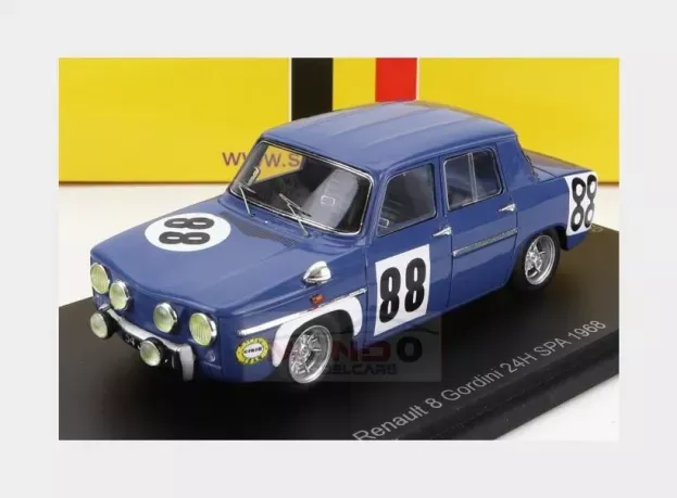 Spark Renault R8 Gordini N 88 24h Spa 1968 B.wollek A.serpaggi 1:43 SB494