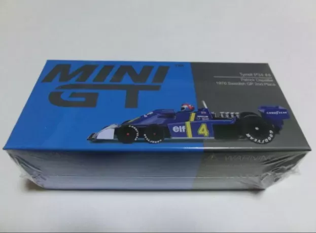 Mini GT Tyrrell F1 P34 Elf 6 Wheels N 4 2nd Sweden Gp 1976 Patrick Depailler 1:64 MGT00584-L