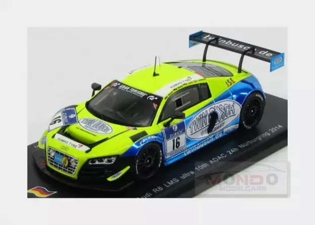 Spark Audi R8 Lms Ultra N 16 10th 24h Adac Nurburgring 2014 D.busch M.busch M.lauck S.landmann 1:43 SG137