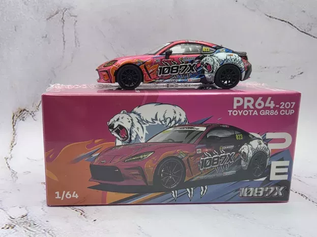 Pop Race Toyota Supra Gr86 Cup 1087x Coupe 2024 1:64 PR640207